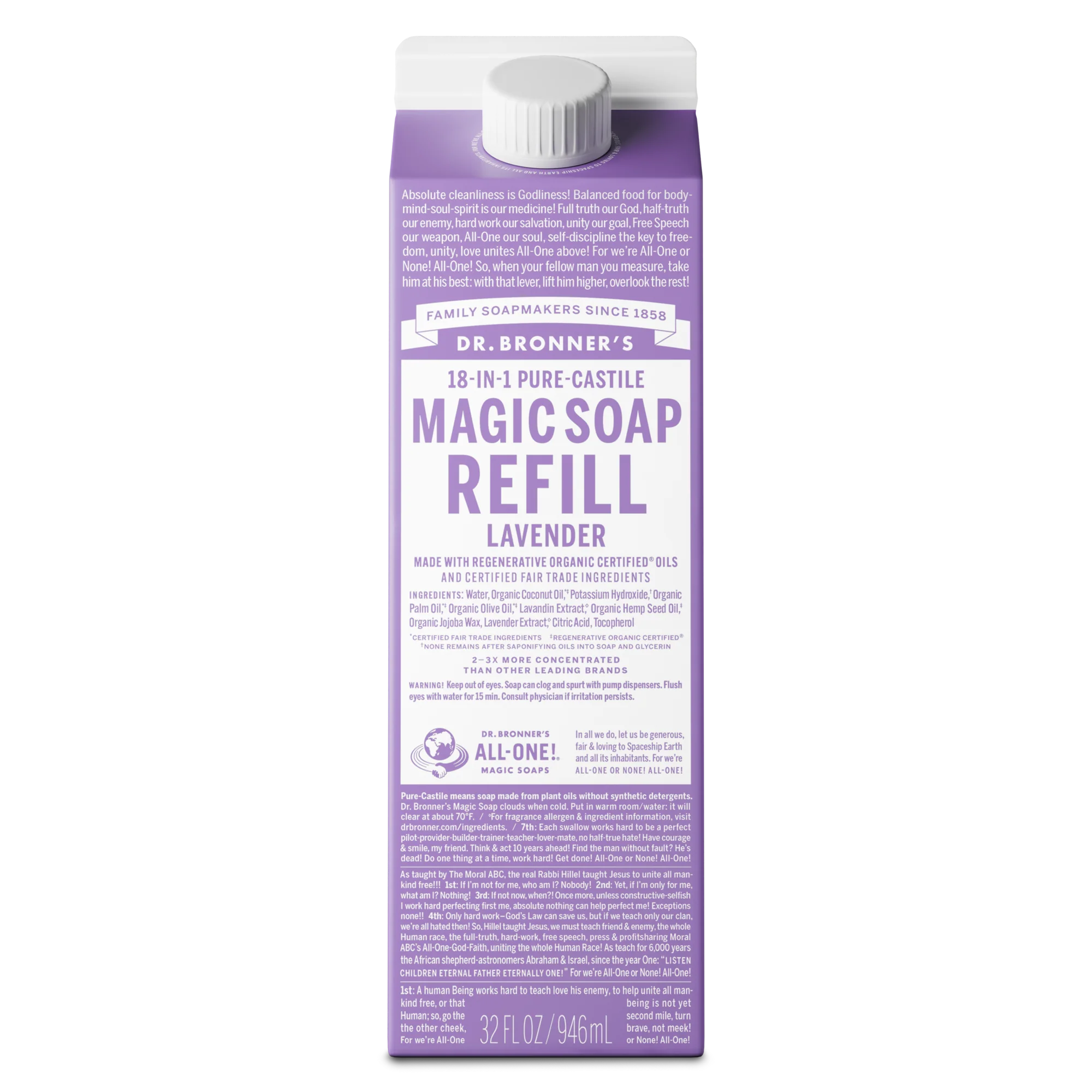 Lavender - Pure-Castile Magic Soap Refill