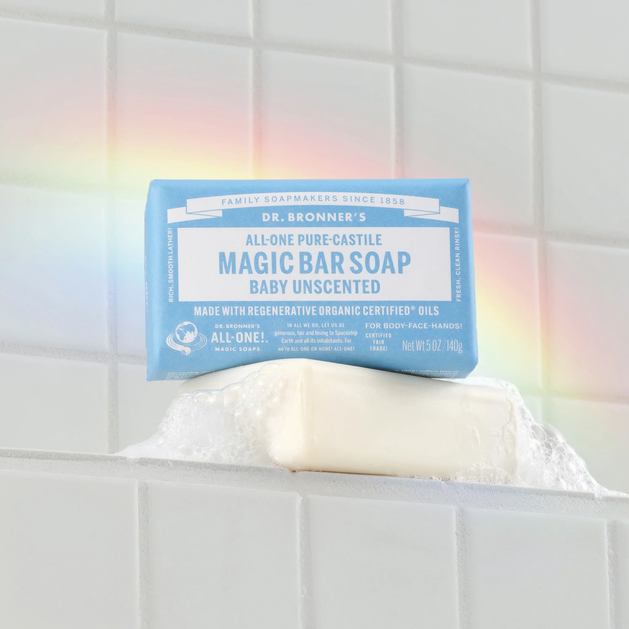 Unscented - Pure-Castile Magic Bar Soap - Image 2