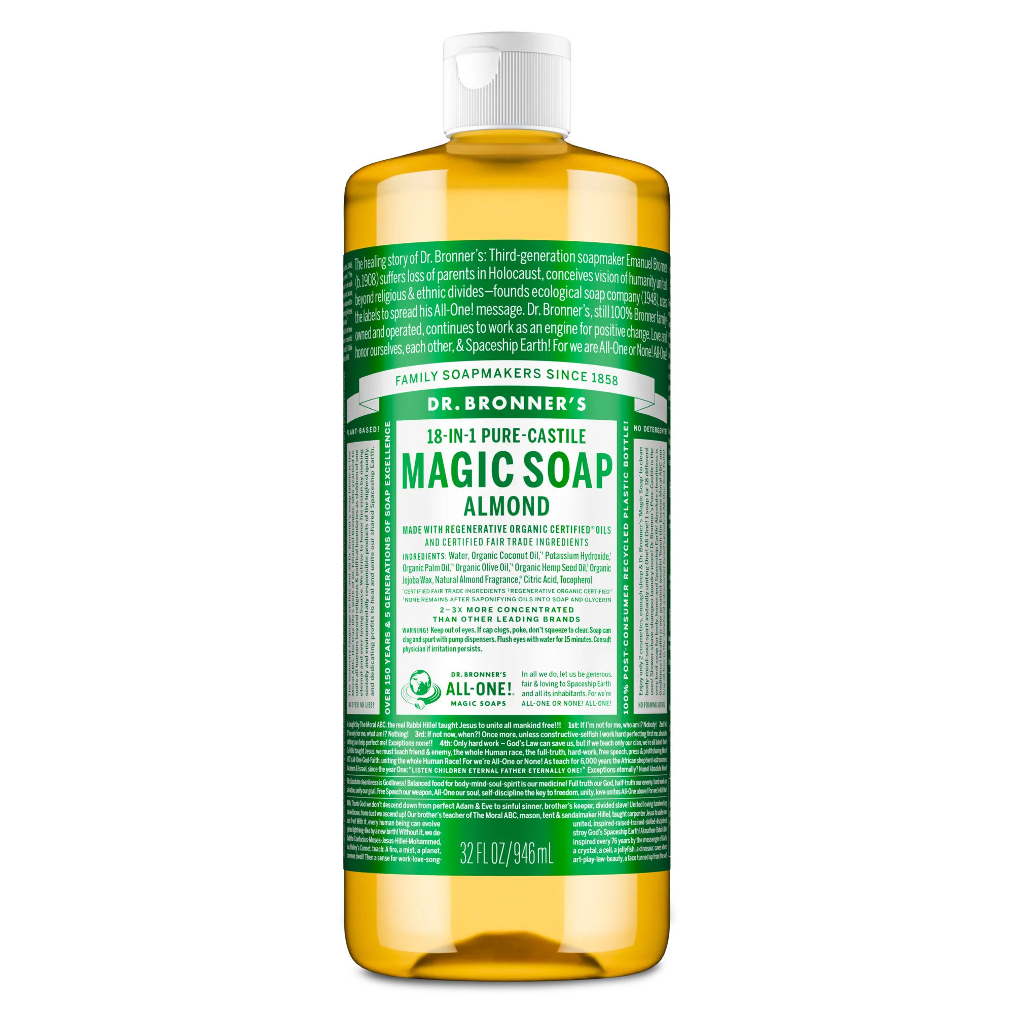 Almond - Pure-Castile Magic Soap